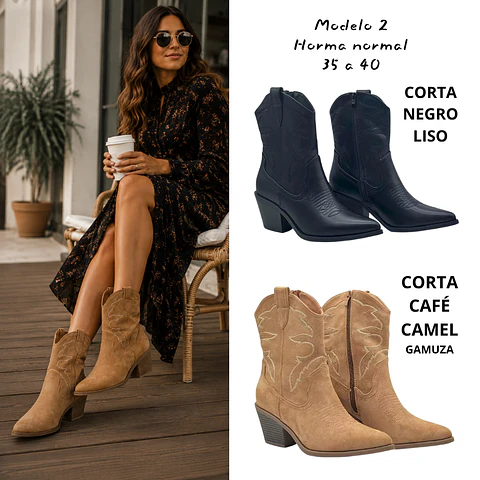 Bota Texana Mujer Modelo 2
