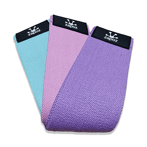 Set 3 Bandas De Resistencia De Tela Para Piernas Gimnasia