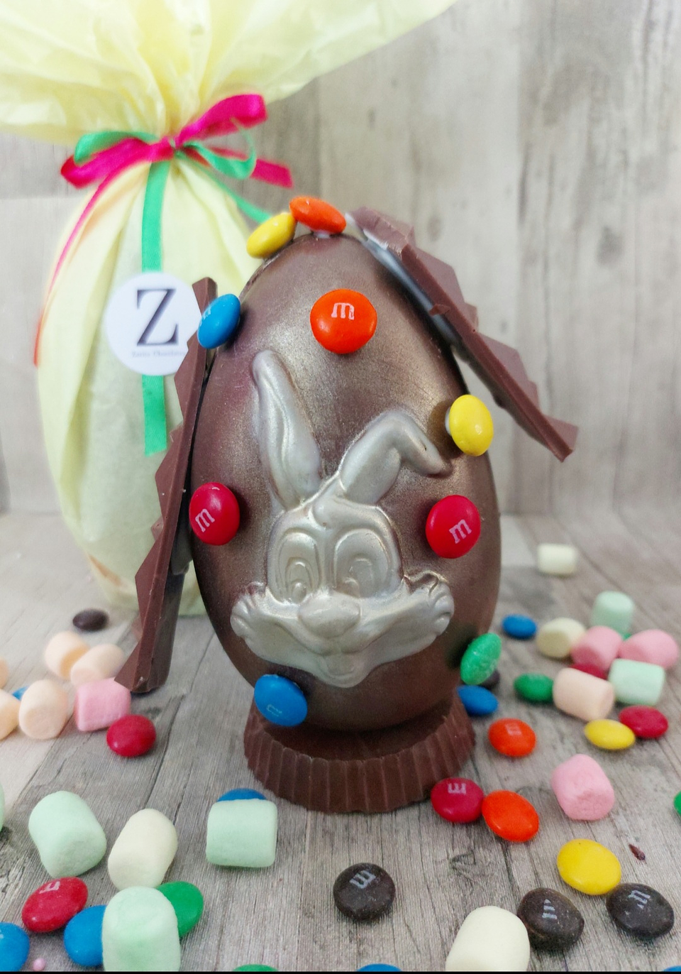 Huevo Conejo m&m RELLENO 1