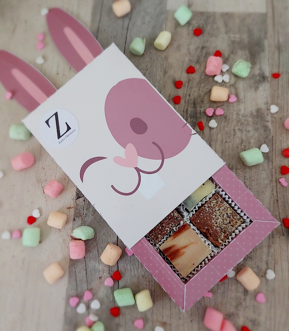 Caja coneja 6 unid chocolate regional 2