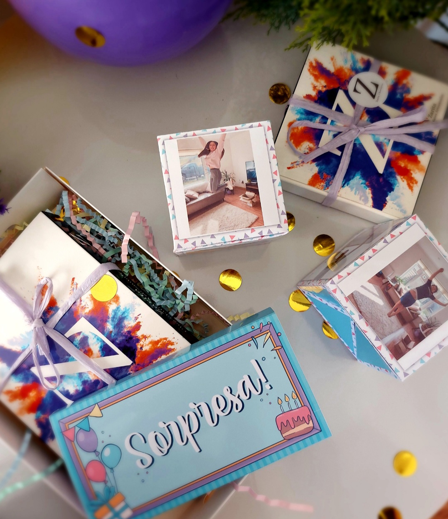 Kit Caja Explosiva Sorpresa Cumpleaños 2