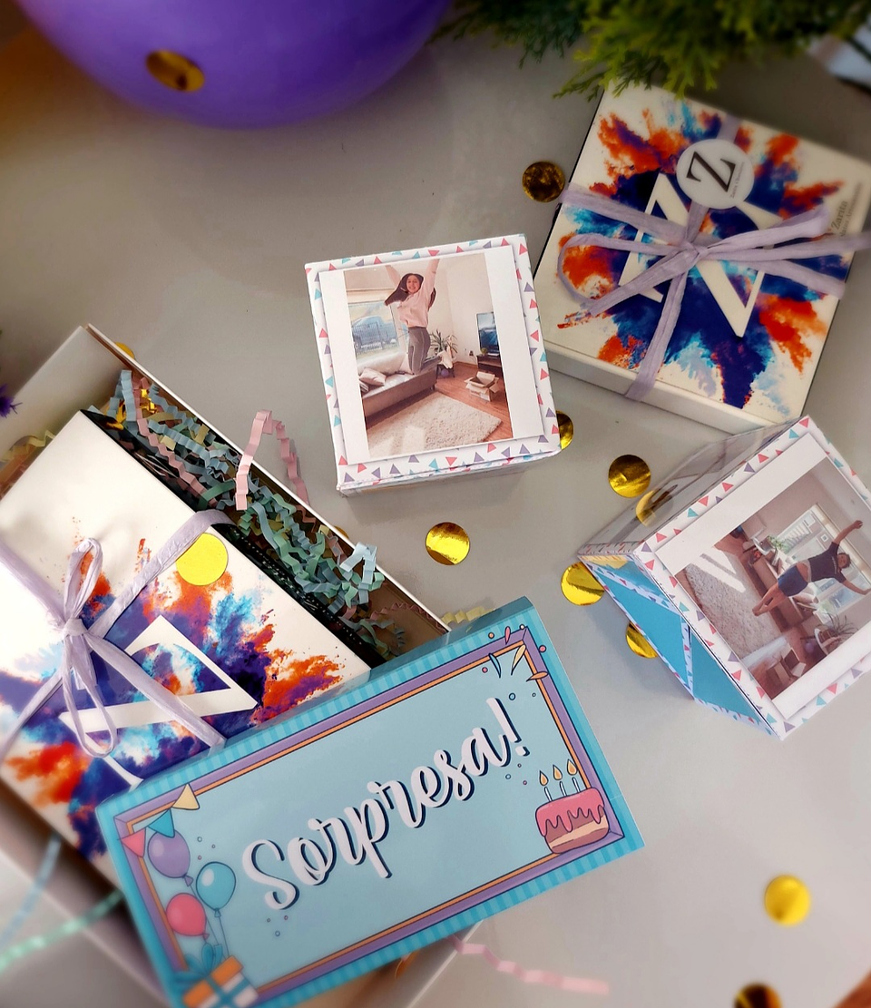 Kit Caja Explosiva Sorpresa Cumpleaños 2