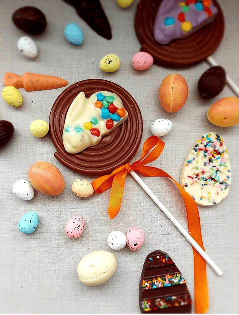 Paleta de chocolate de Leche