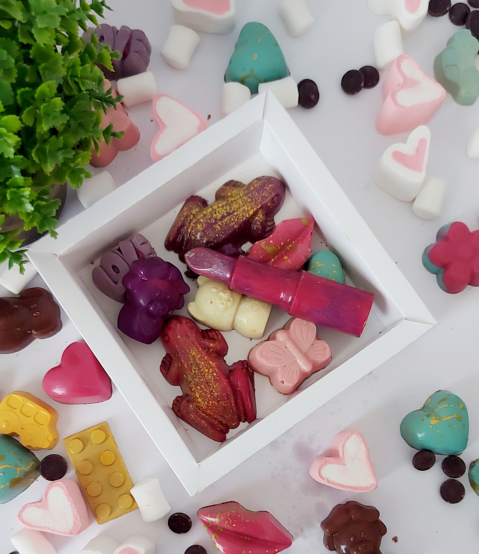 Caja labiales, besos y más (10 u aprox) 1