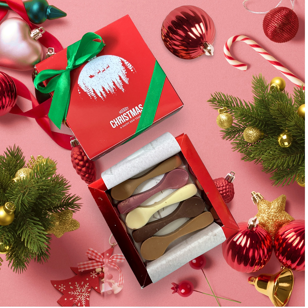 Caja de 120  grs cucharas tradicional o sin azúcar 