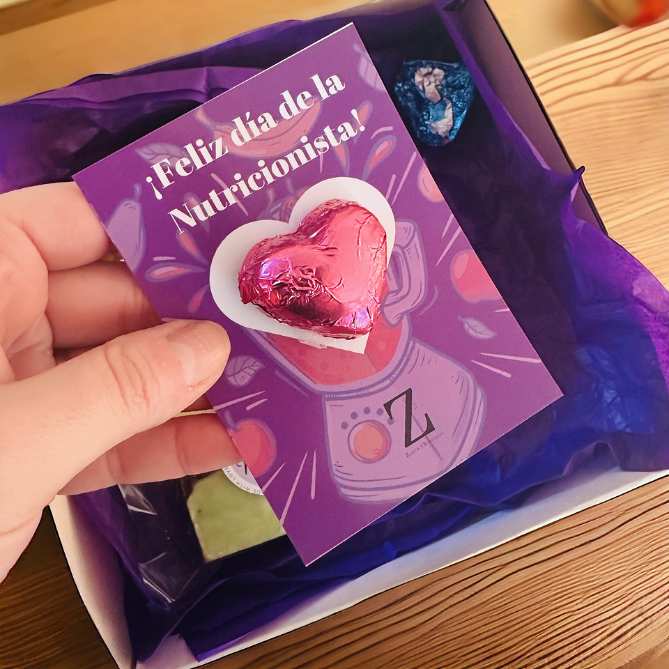 Tarjeta día del Nutricionista con Bombón 2