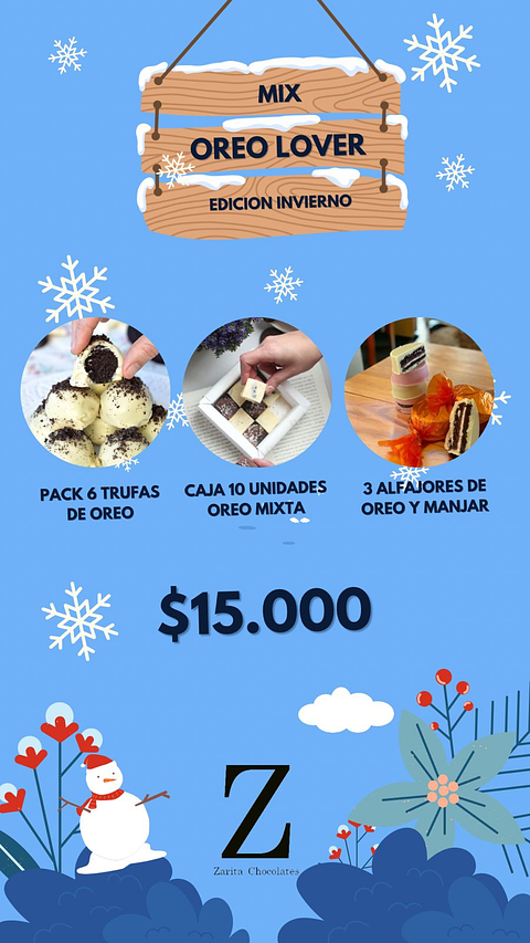 Pack Invierno Oreo Lover