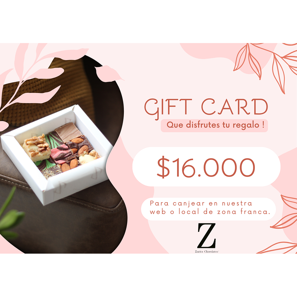 Gift Card $16.000