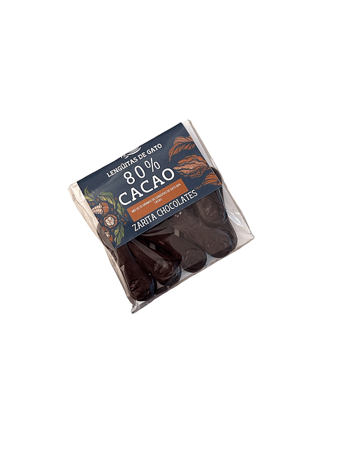 Lenguitas de Gato 80% Cacao
