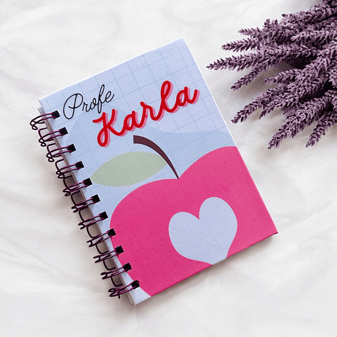 Kit cuaderno personalizado + caja de chocolates a elección 