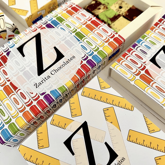 Caja 24 unidades chocolate artesanal