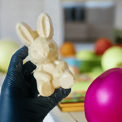 Pareja de conejos enamorados