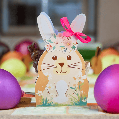 Canastita de coneja divertida 