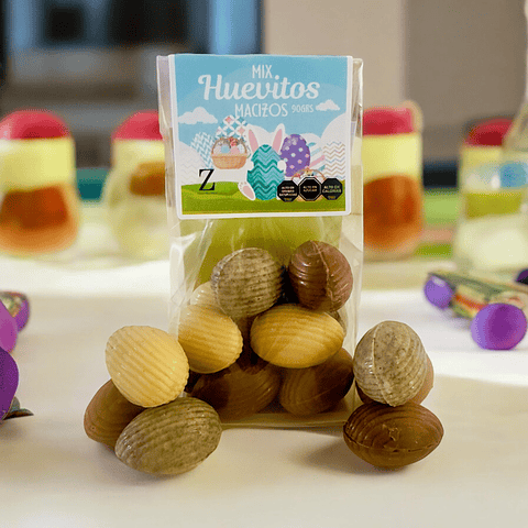 Bolsita de 10 huevitos macizos