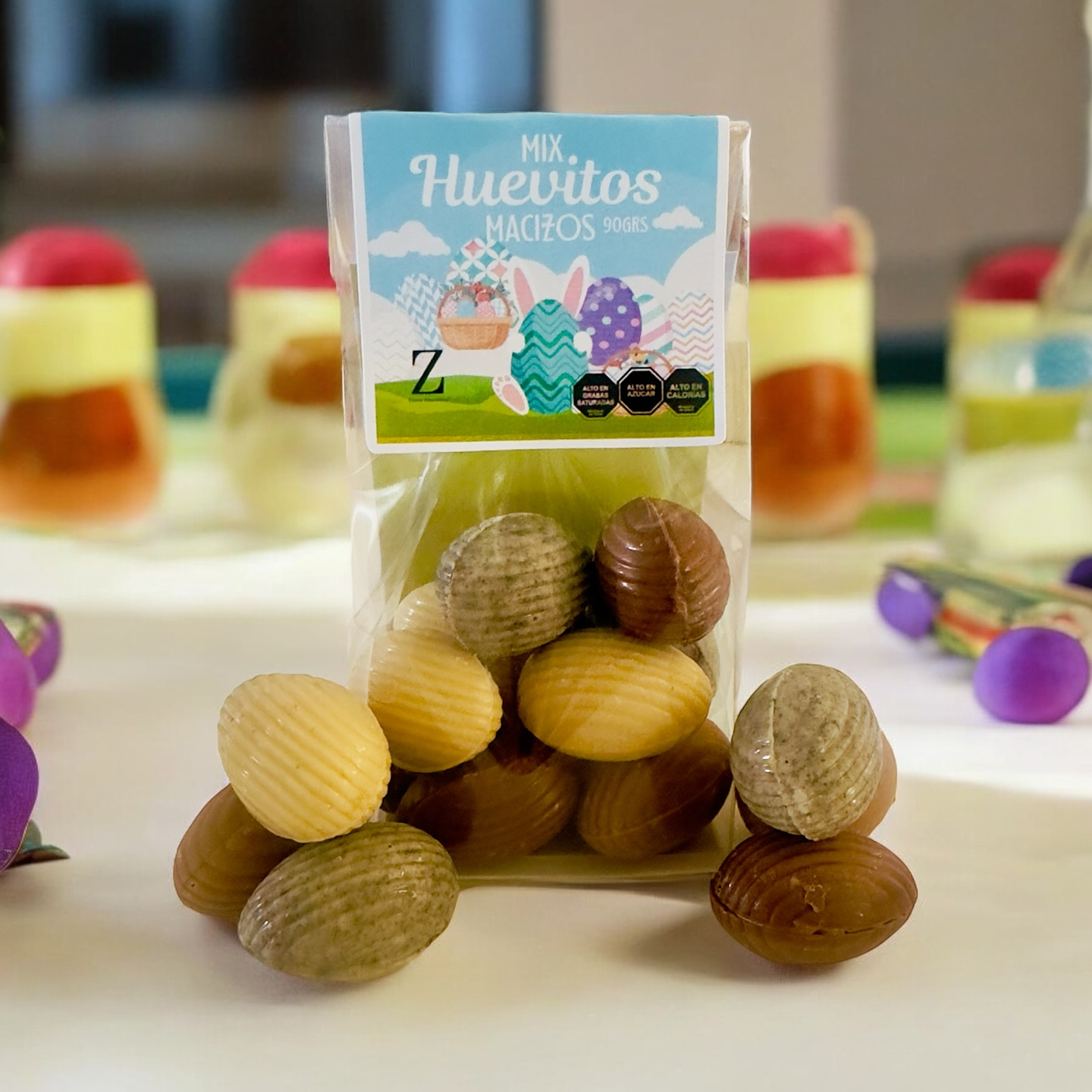 Bolsita de 10 huevitos macizos 1