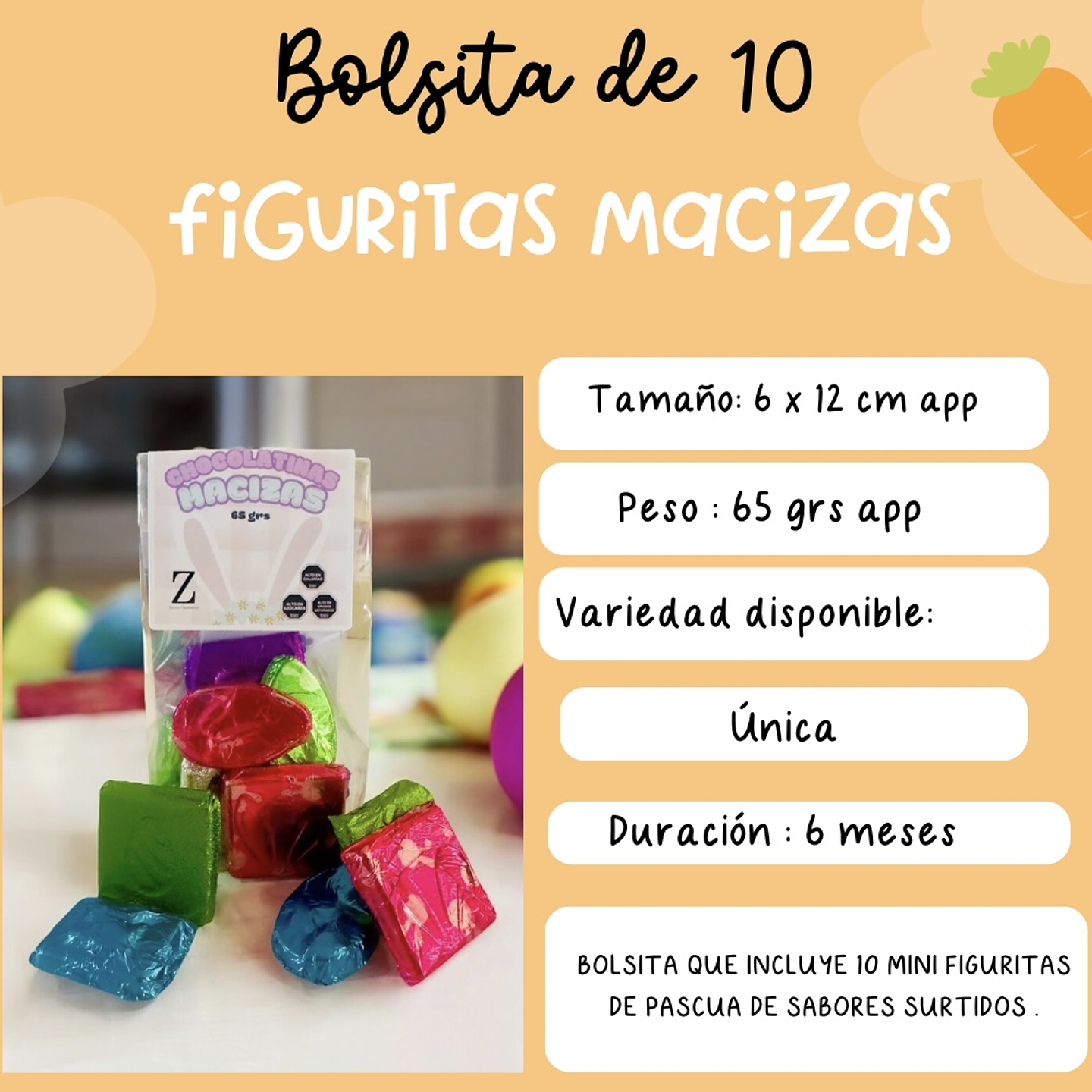 Bolsa de 10 figuritas macizas 2