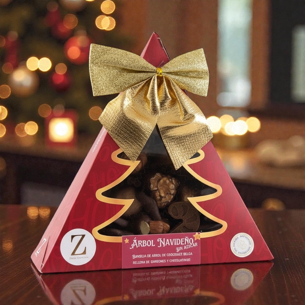 Árbol de chocolate (Versión tradicional y sin azúcar) 