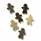 Pack 4 muñecos de jengibre de chocolate - Miniatura 1