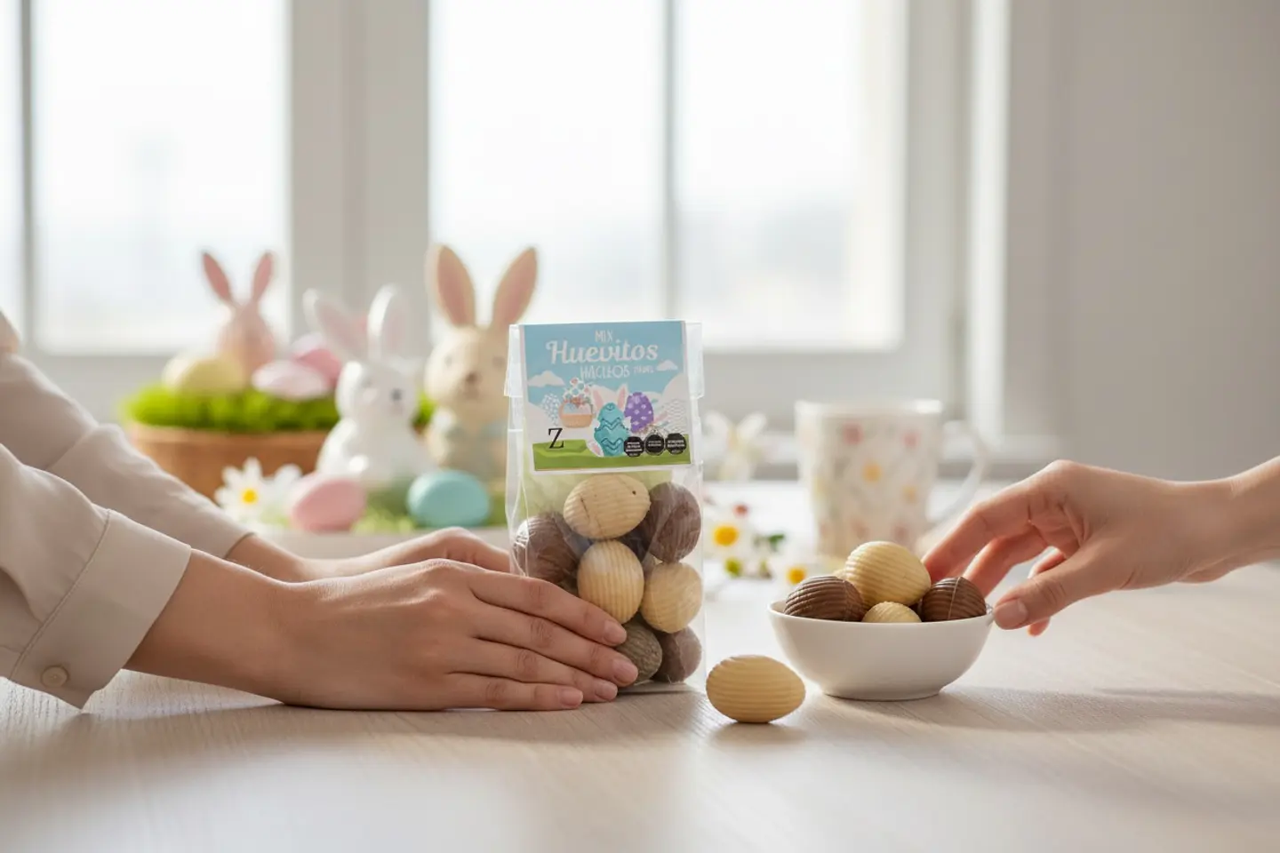 Bolsa 10 huevitos macizos 2