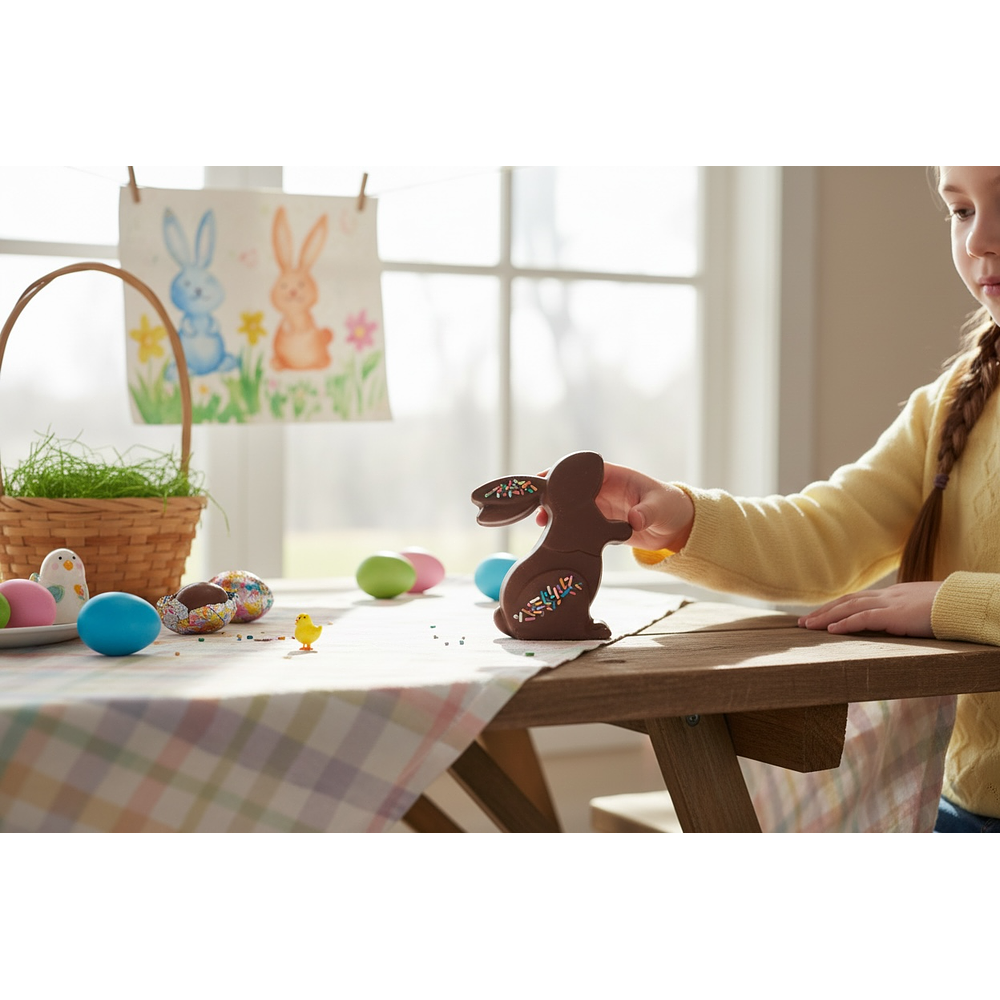Conejo de chocolate - Relleno