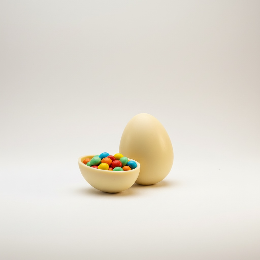 Huevo Kinder chocolate blanco - Relleno de chubis