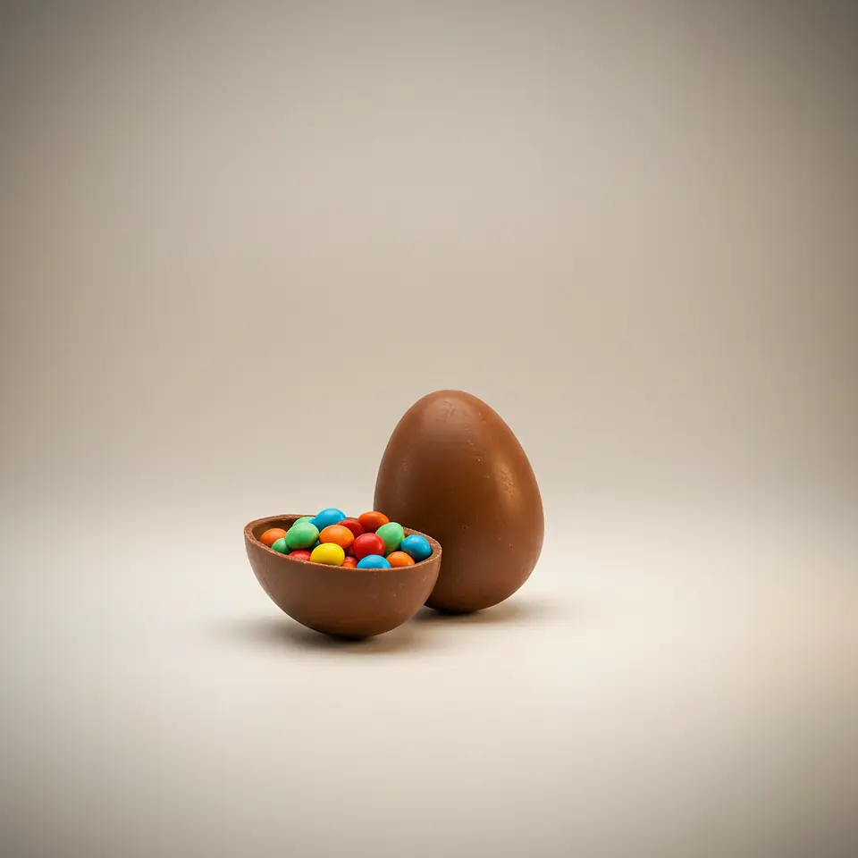 Huevo kinder leche - Relleno de chubis 1