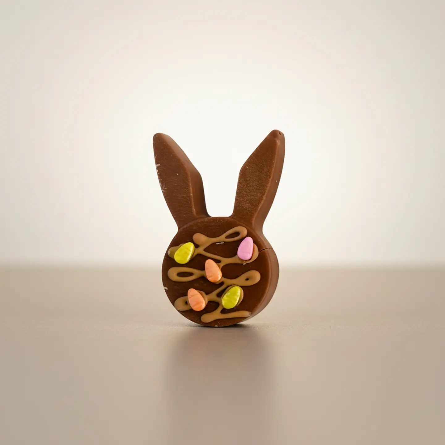 Alfajor conejo de chocolate de leche, oreo y manjar. 1