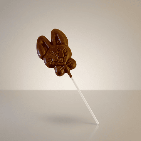 Paleta de chocolate de leche SIN AZÚCAR - macizo