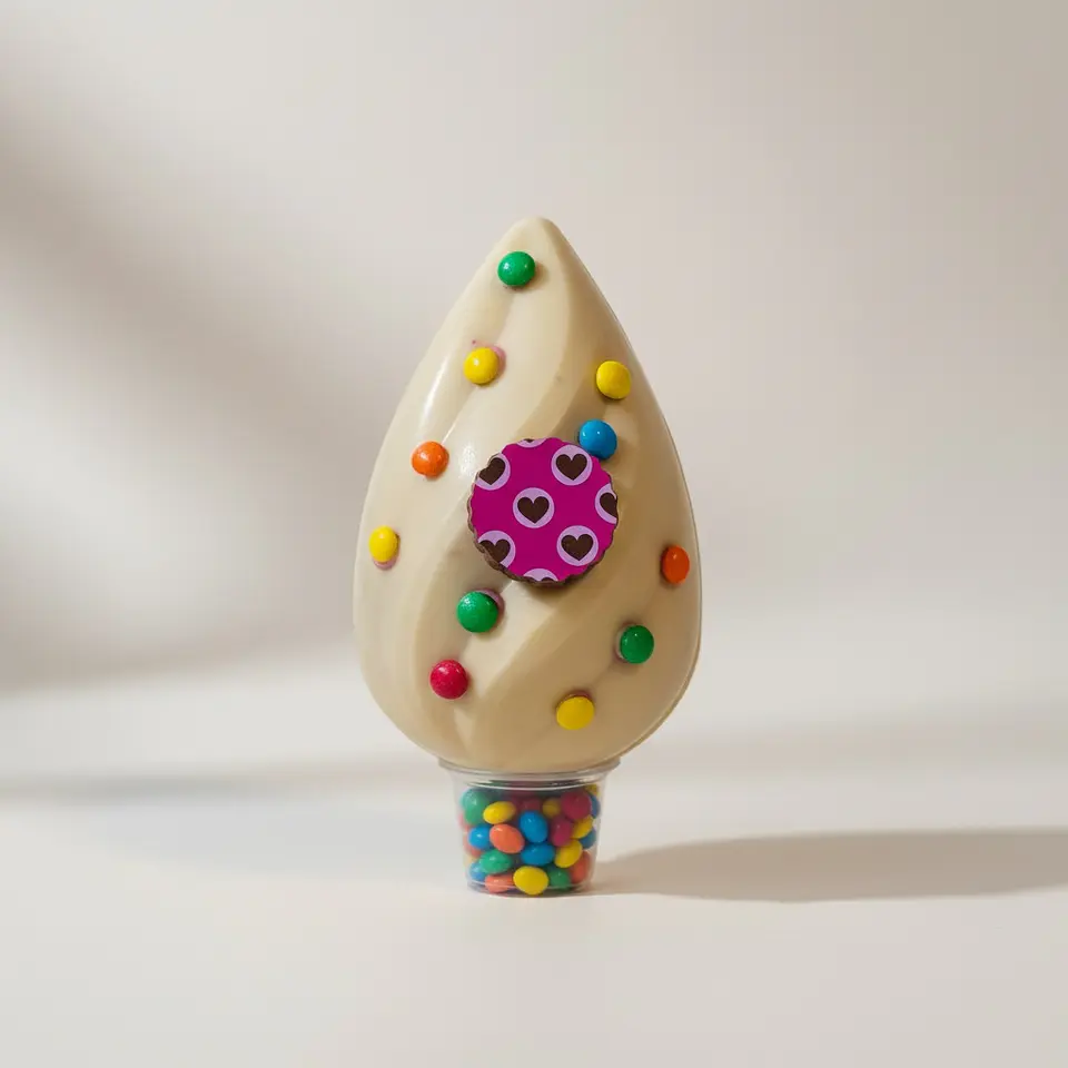 Huevo encantado blanco - Relleno 1