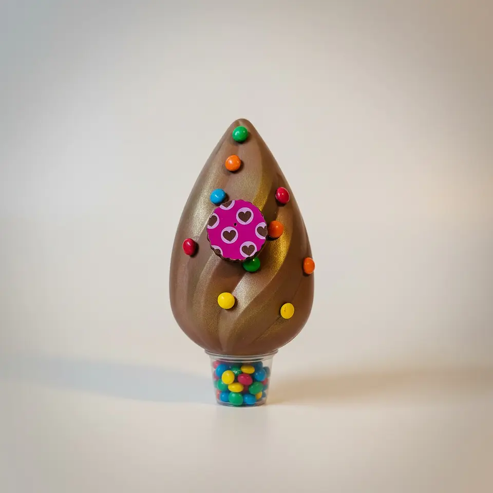 Huevo encantado de leche - Relleno 1