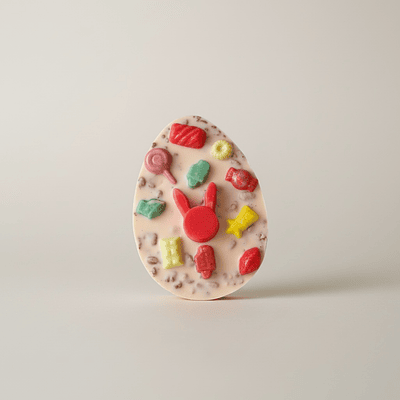 Huevo Plano Mágico - blanco - Macizo