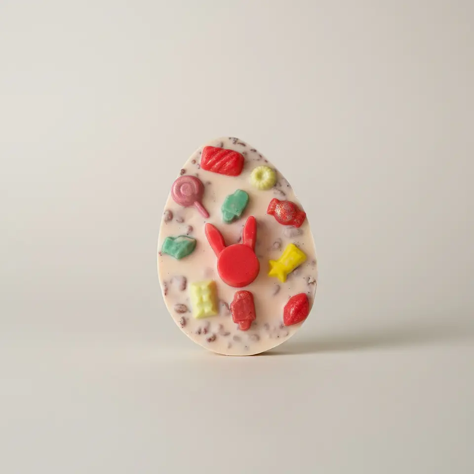 Huevo Plano Mágico - blanco - Macizo 1