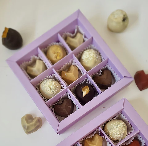 Los escogidos de la Chocolatera - Mix bombones y trufas 9 unidades - PREVENTA EXCLUSIVA DIA DE LA MADRE