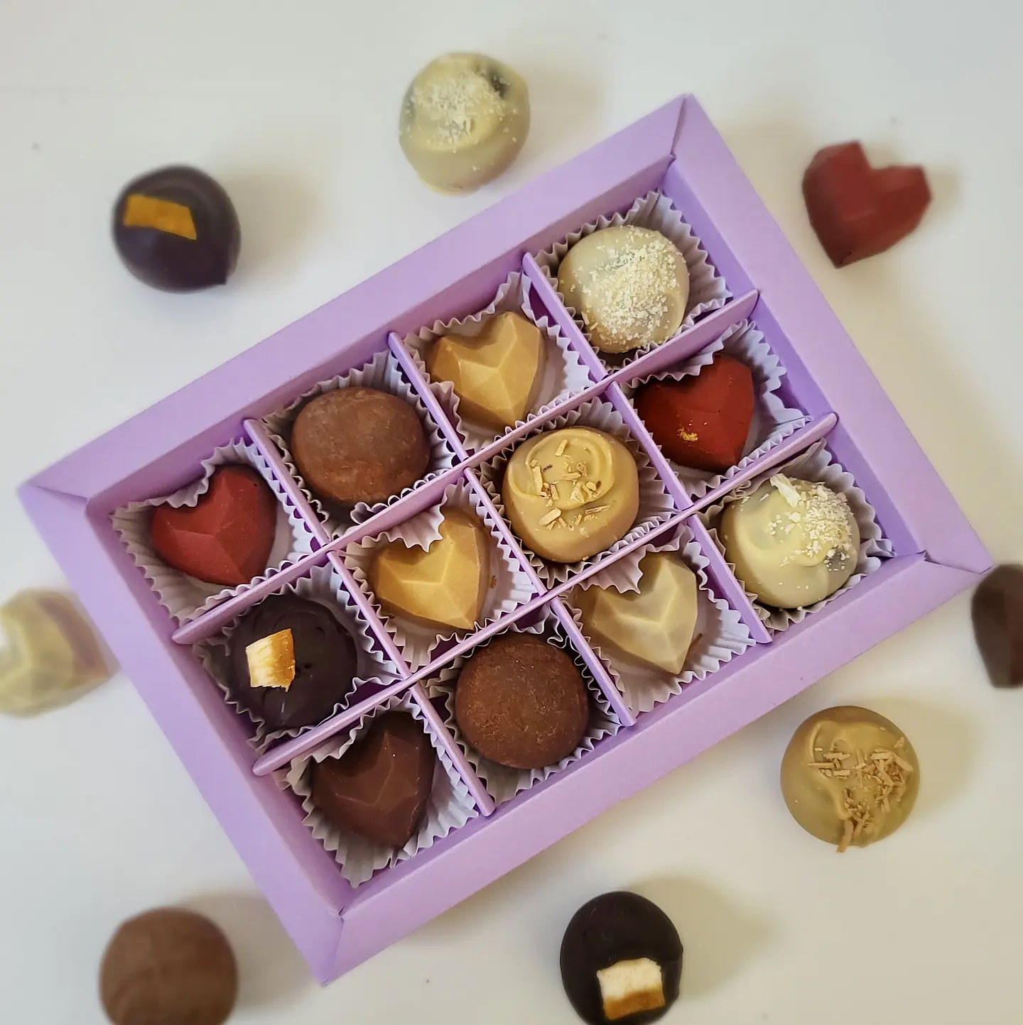 Los escogidos de la chocolatera -  Mix 12 bombones y trufas - PREVENTA EXCLUSIVA DIA DE LA MADRE 1