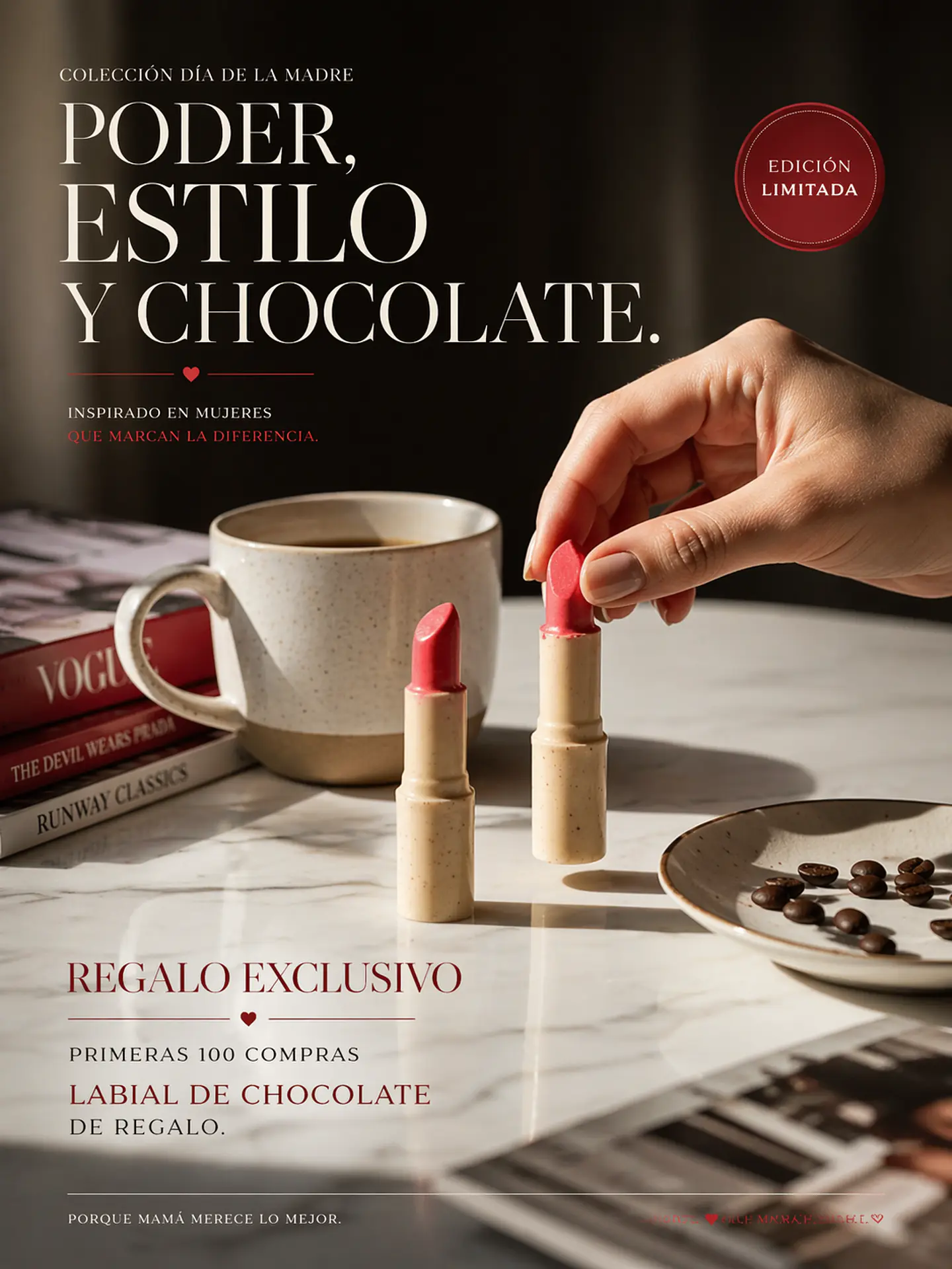 REGALO EXCLUSIVO  PREVENTA DIA DE LA MADRE - LABIAL DE CHOCOLATE 1