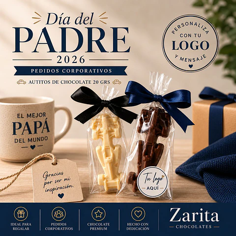 Autos de Chocolates Personalizados