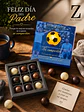Caja Regalo de 9 Bombones de Fútbol con Manjar para Papá - Miniatura 2