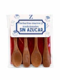 Set de 4 Cucharitas de Chocolate Sin Azúcar con Maltitol y Stevia - Miniatura 1