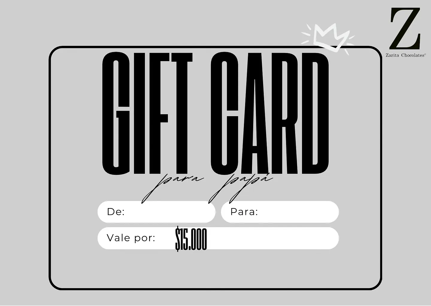 Gift Card $15.000 d 1