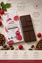 PRIMER AMANECER - BEAN TO BAR - 60% cacao y frambuesa  - Miniatura 1
