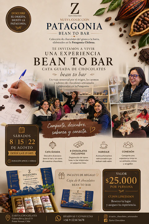 EXPERIENCIA DE CATA  BEAN TO BAR 