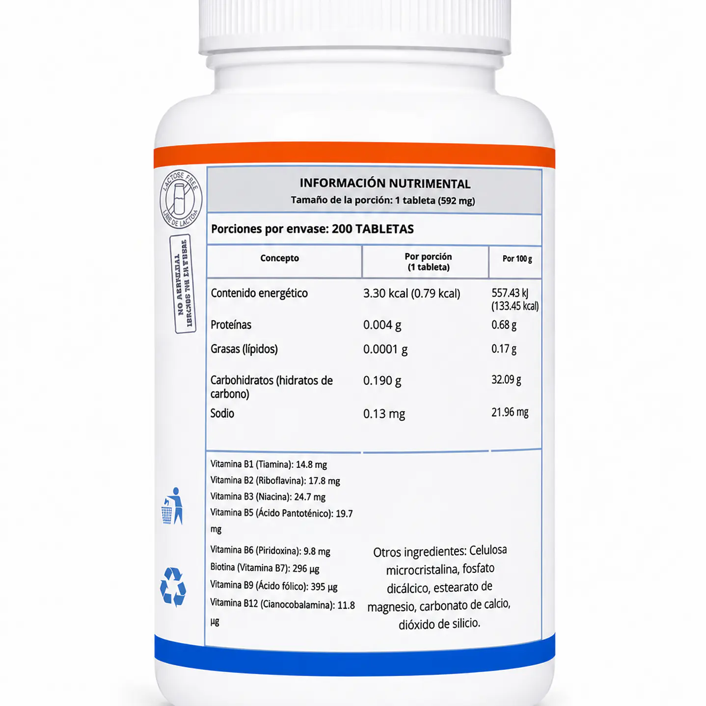 Zatori | Complejo B | Vitaminas del Complejo B | 200 tabletas 3