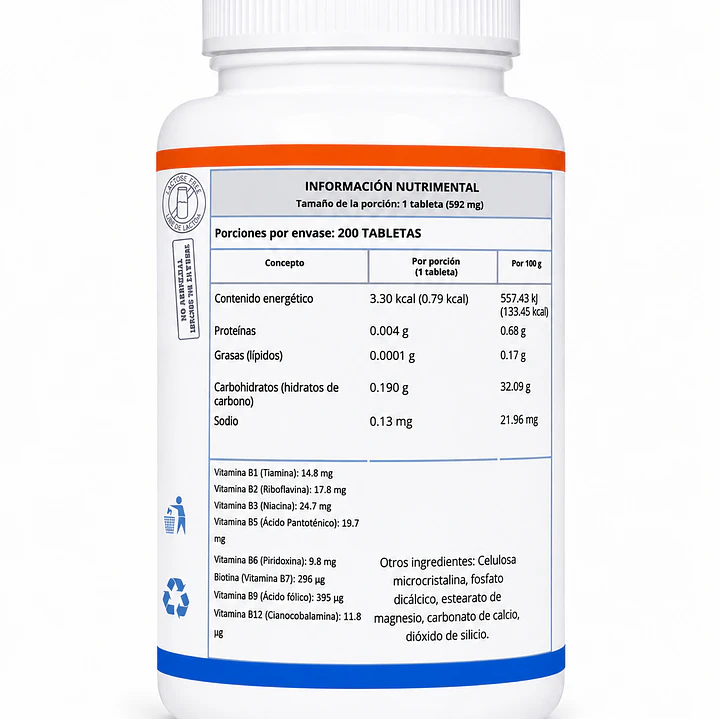 Zatori | Complejo B | Vitaminas del Complejo B | 200 tabletas 3