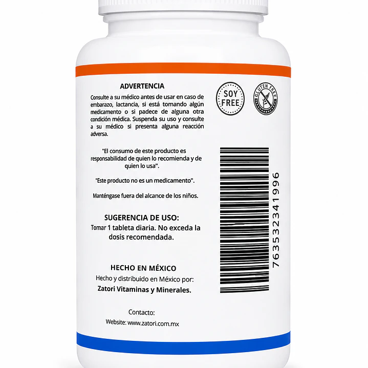 Zatori | Complejo B | Vitaminas del Complejo B | 200 tabletas 2
