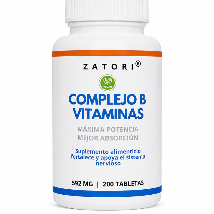 Zatori | Complejo B | Vitaminas del Complejo B | 200 tabletas 1
