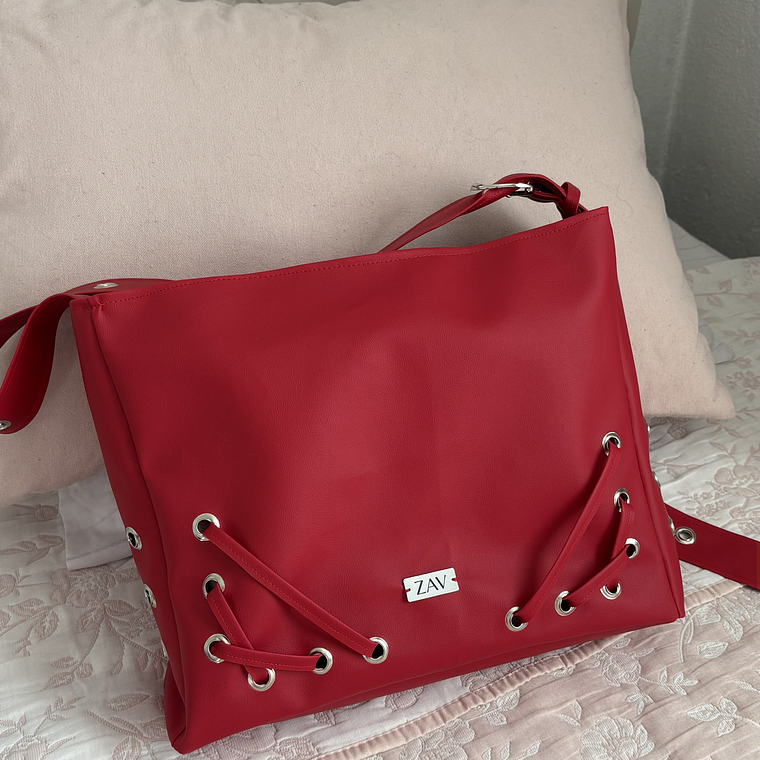 Bolso Carrie rojo  2