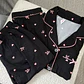 Pijama coquette negro  - Miniatura 1
