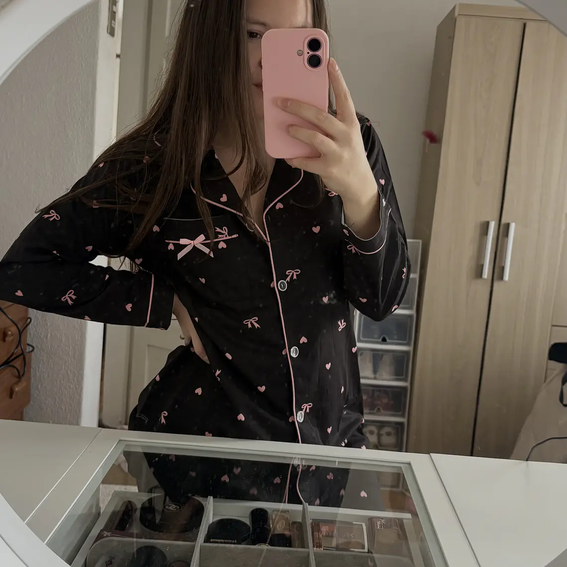 Pijama coquette negro  2