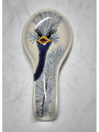 Porta cucharas (avestruz)