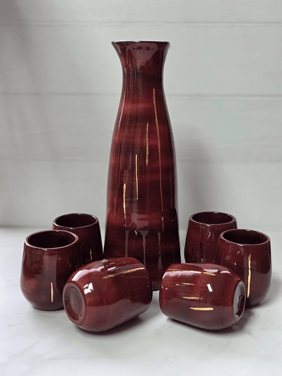 ROJO ( Jarro+ 6 vasos )